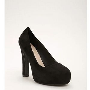 Torrid Faux Suede Platform Pumps